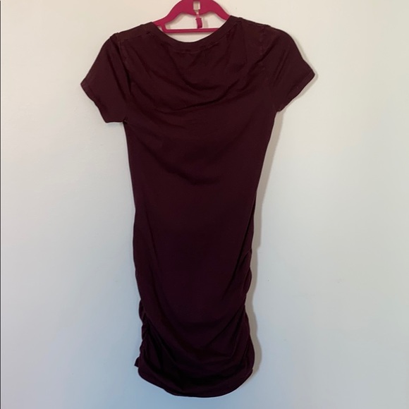 Michael Stars Ruched V-Neck Bodycon Dress - Picture 4 of 5